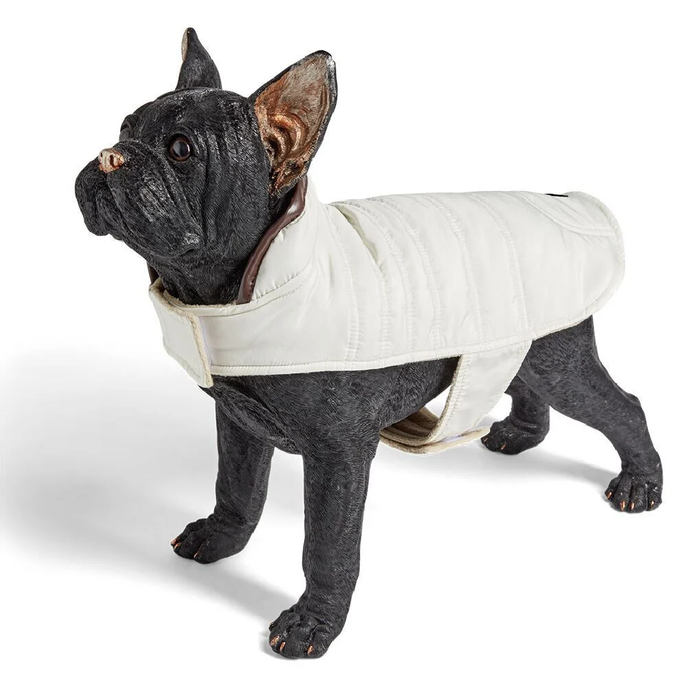 Veste réversible pour chien blanche - Taille S