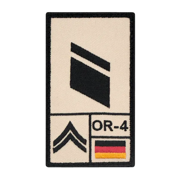 Café Viereck -  Rank Patch Stabskorporal