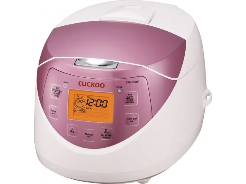 Cuckoo CR-0631F - Riskoger - 1.08 liter - 580 W - hvid/pink