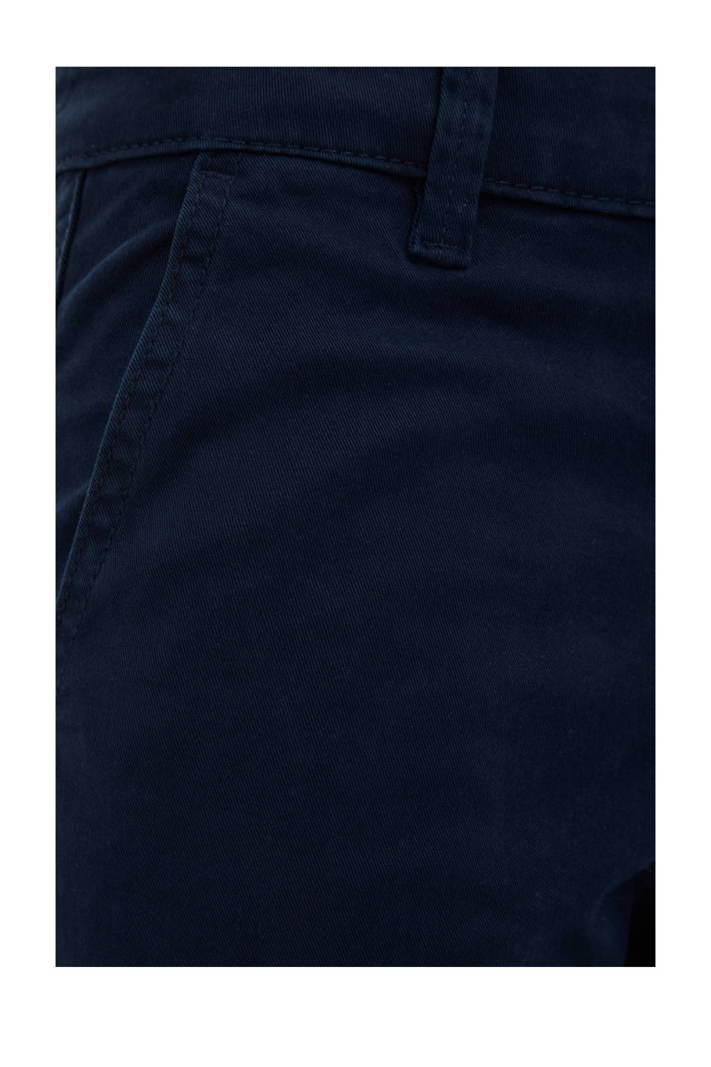 WE Fashion slim fit cargobroek royal navy