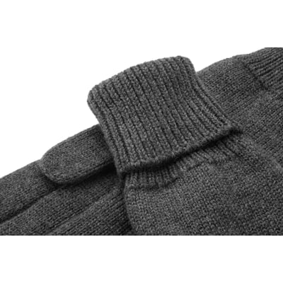 Damen-Strickhandschuh, Anthrazit
