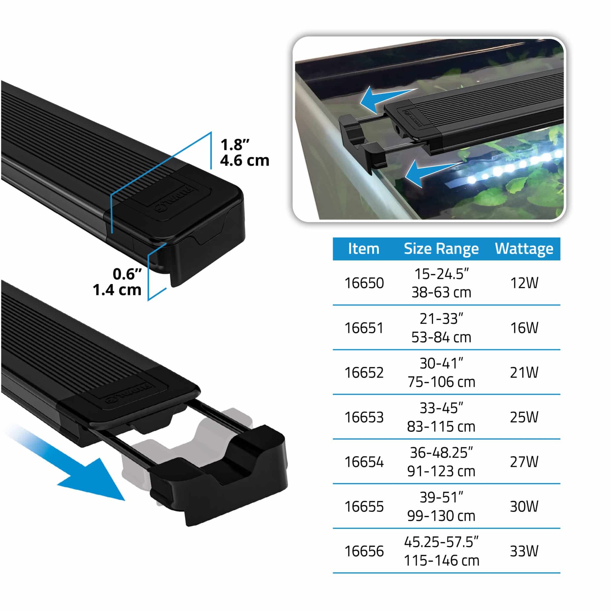 FL AquaSky LED 3.0 12W 38-62,8 cm