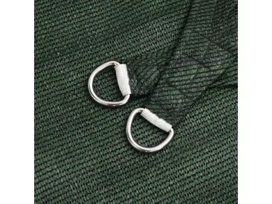 Voile d'ombrage 160 g/m² Vert foncé 6x7 m PEHD