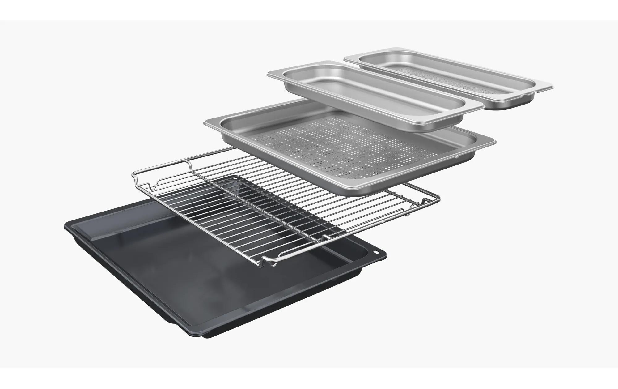 Einbaudampfbackofen CSG7361B1 Schwarz A+<br>Dampfbackofen mit digitalem Bedienring