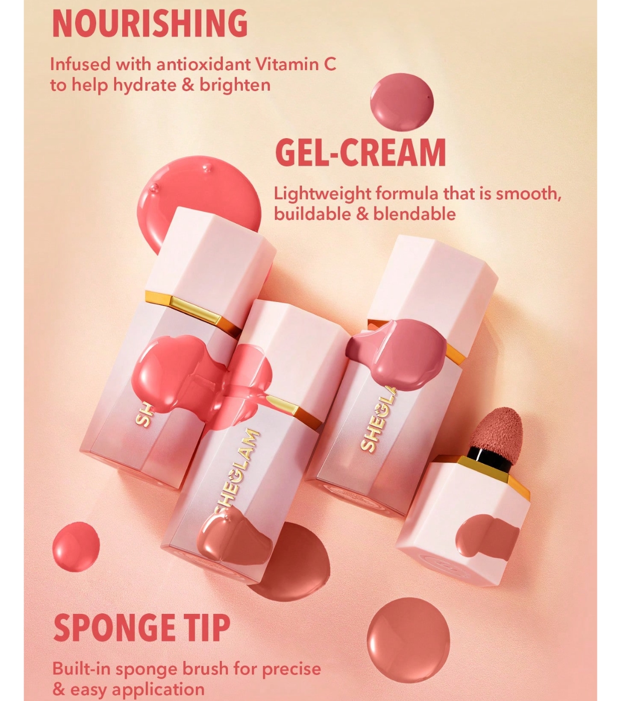 SHEGLAM - Blush Líquido Color Bloom - Rose Ritual