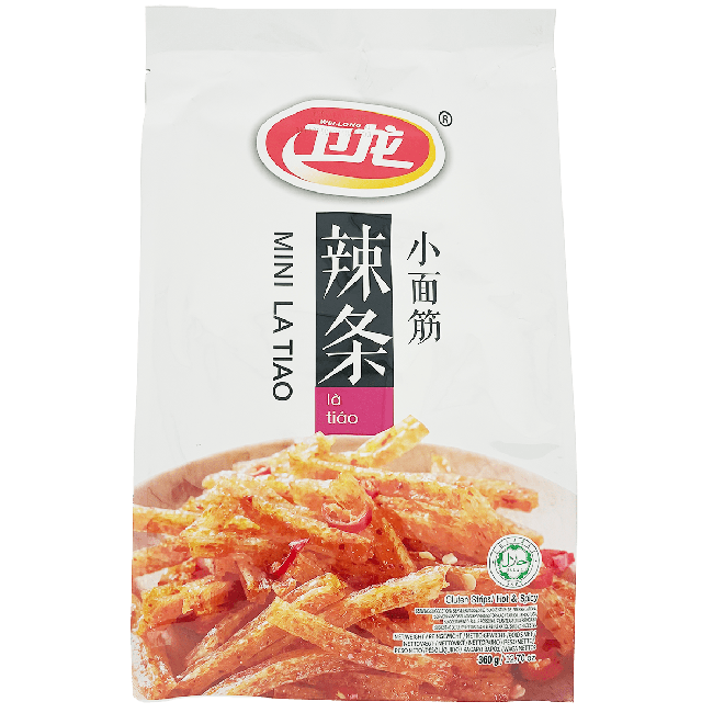 Weilong Delicious Mini La Tiao Heet & Pittig 360g