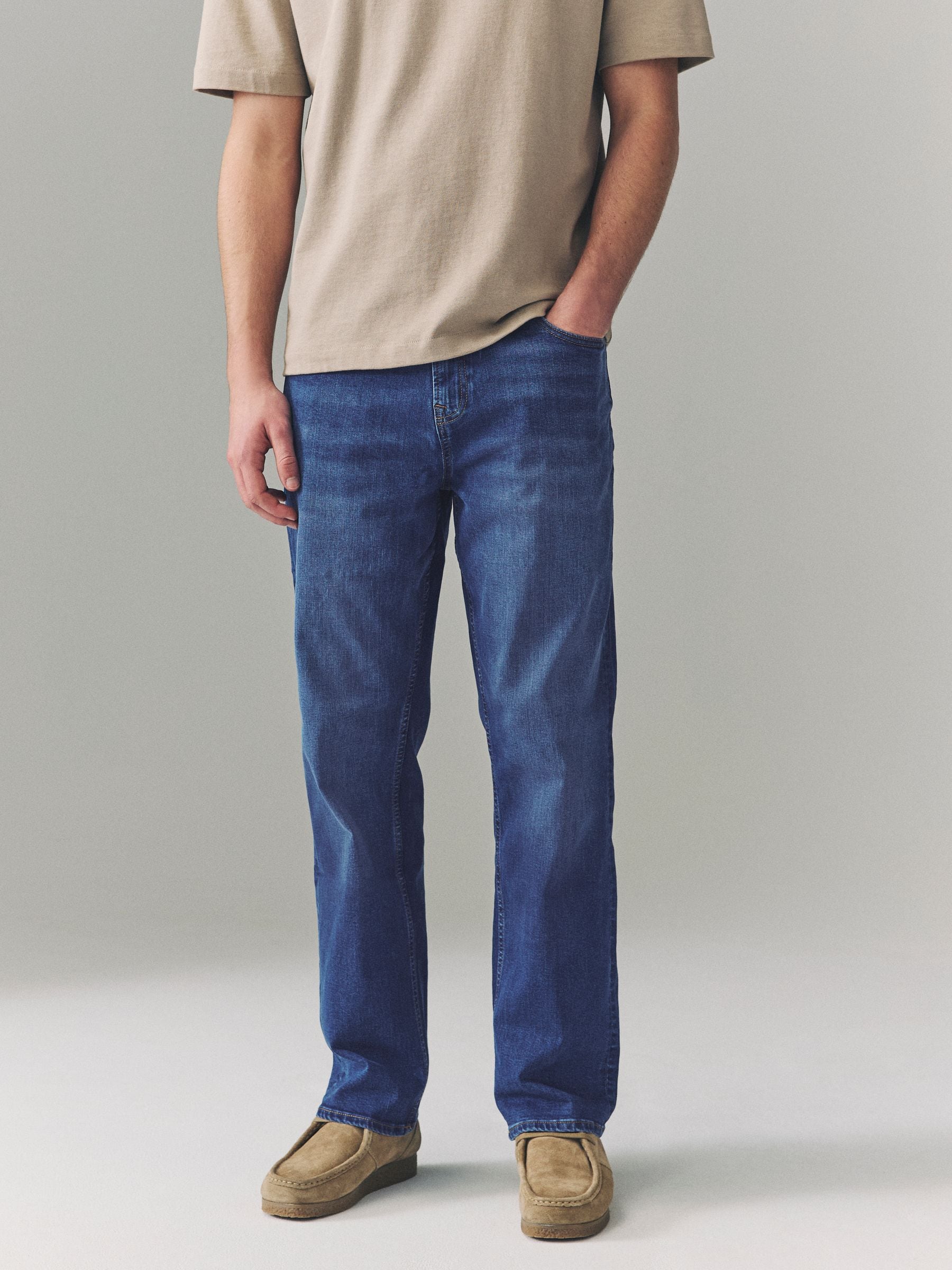 Blue Authentic - Rechte, klassieke jeans met stretch