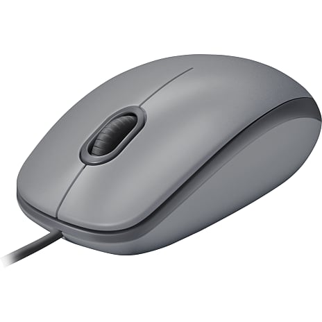 Logitec - M110 lydløs mus - grå