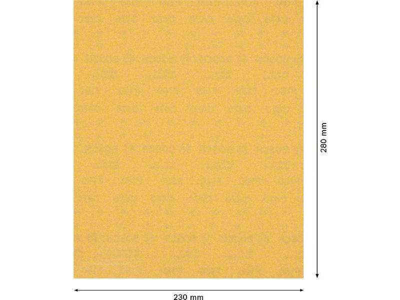 Bosch Professional Schleifpapier EXPERT C470, 230 x 280 mm, Schnelles Schleifen von Farbe und Holz