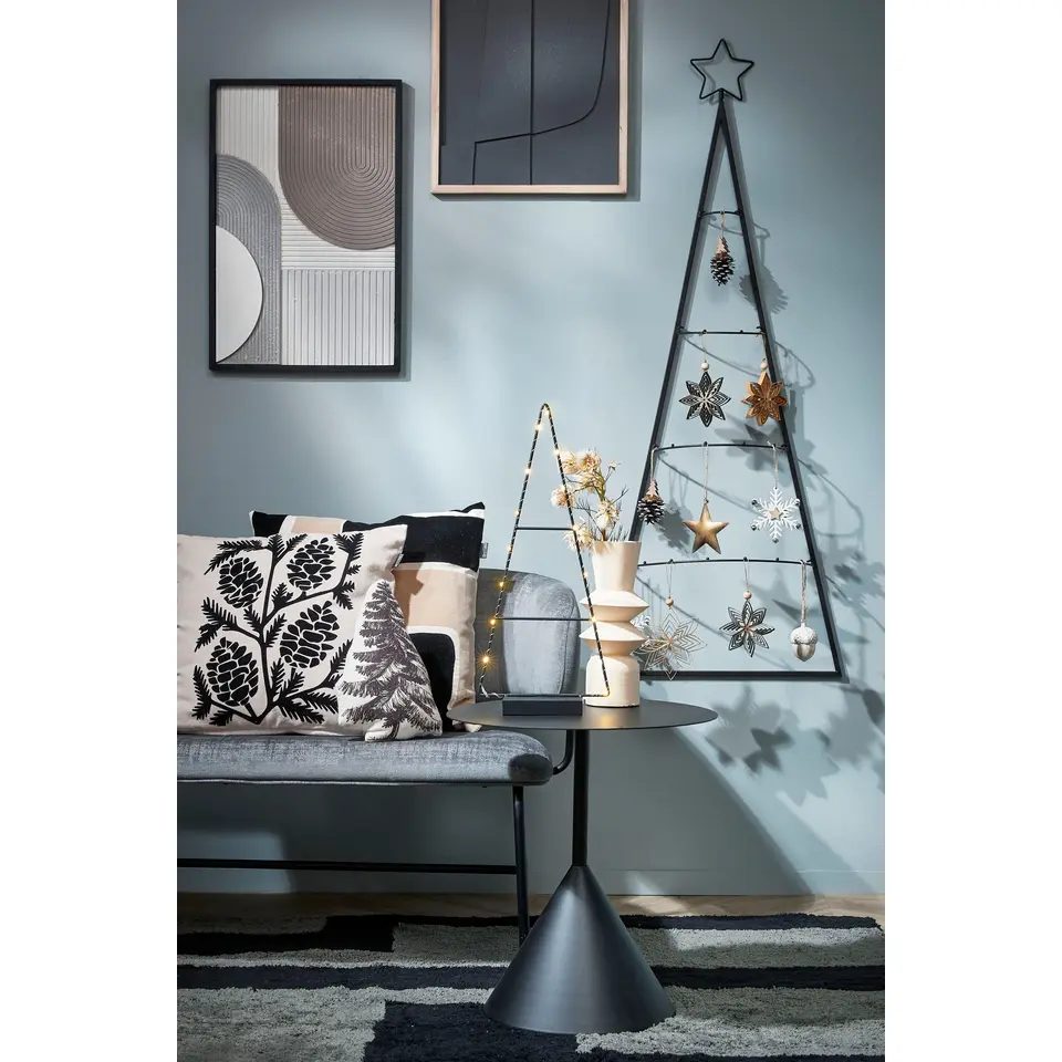 House of Seasons Wandrek - L50 x H131 cm - Zwart