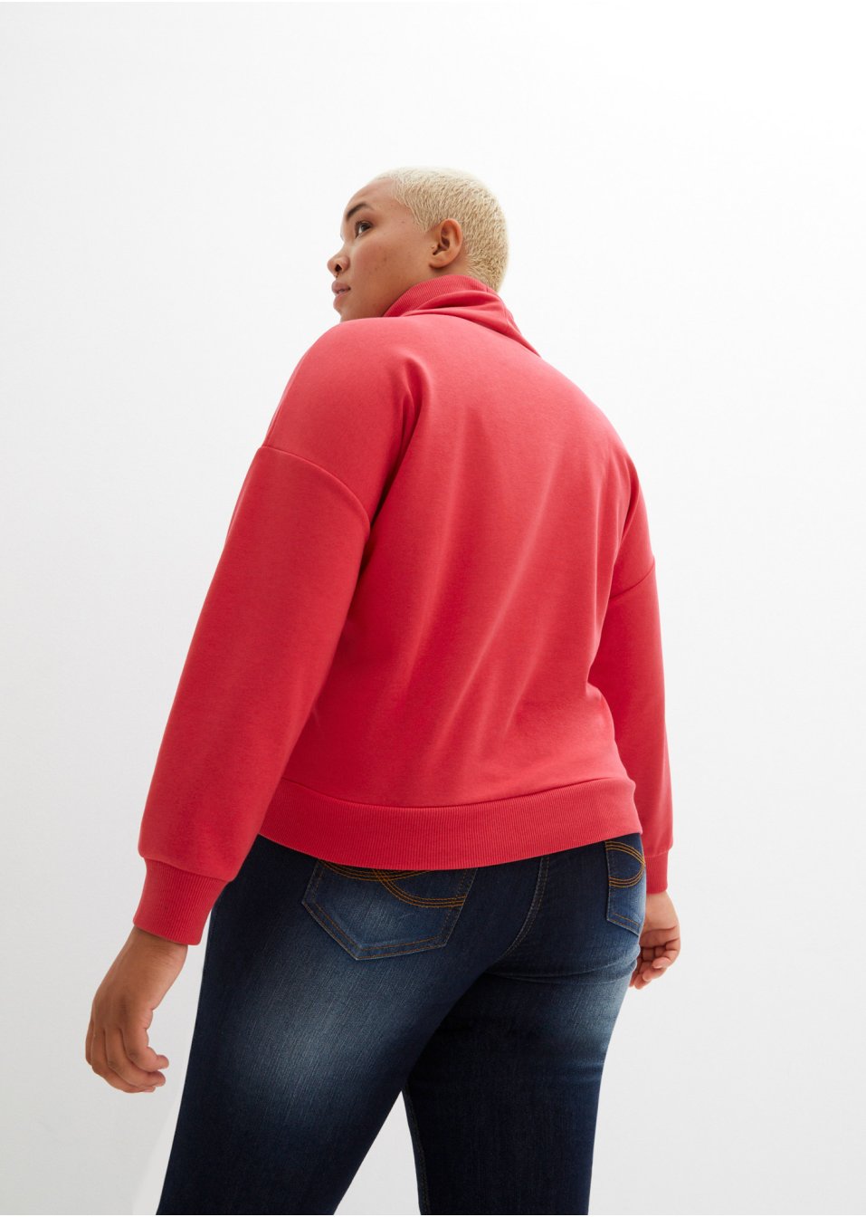 Sweat-shirt avec grand col