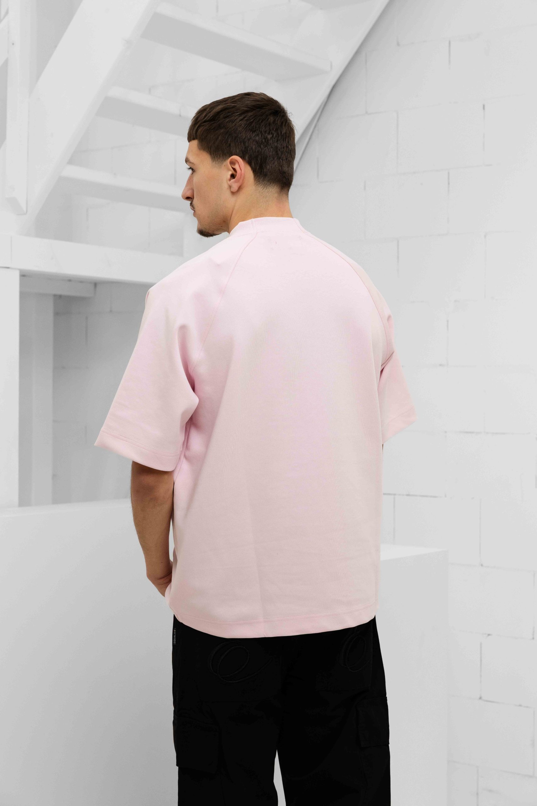 Croyez Raglan T-Shirt Heren Roze