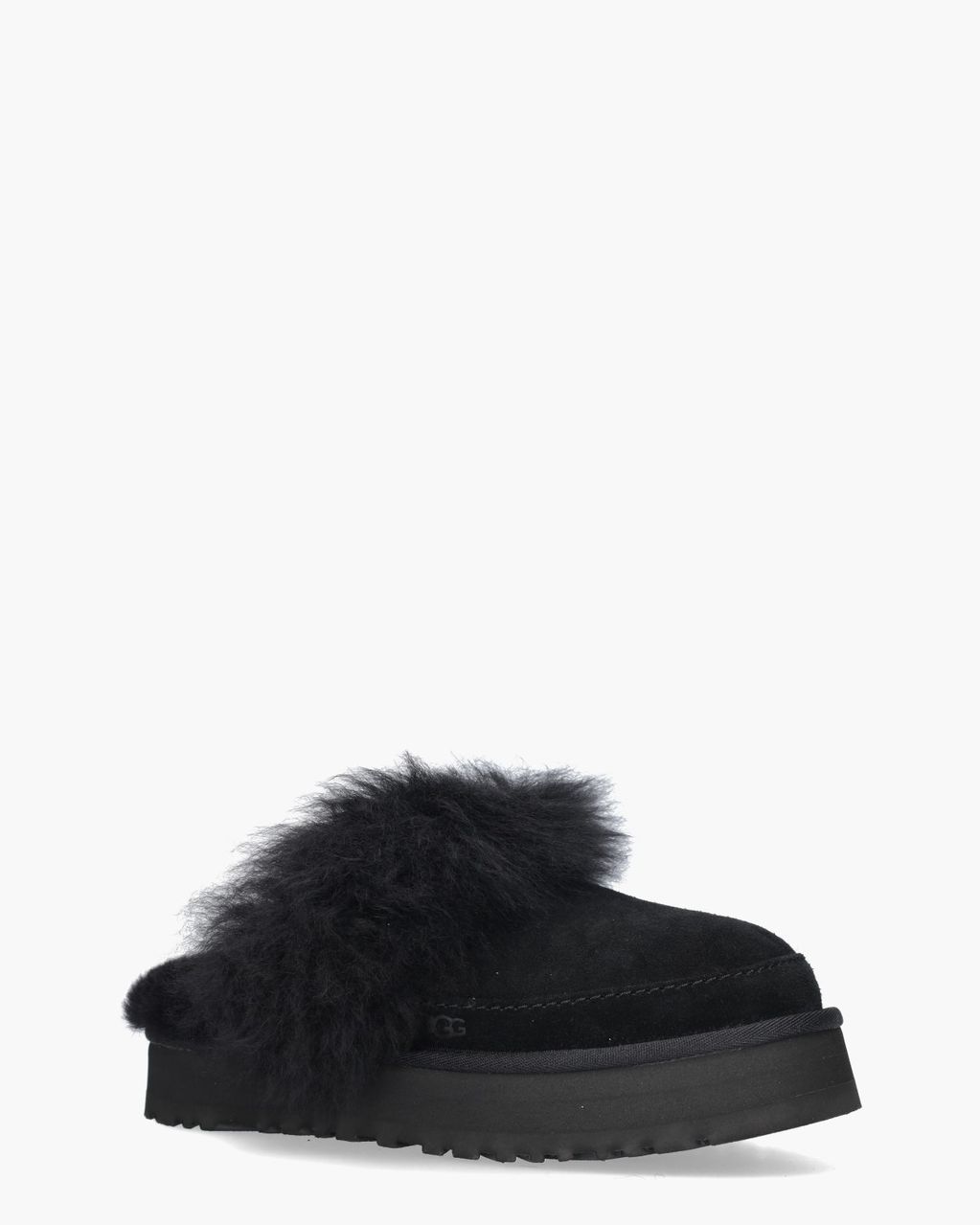 UGG Disquette Chalet Slipper Black Damespantoffels