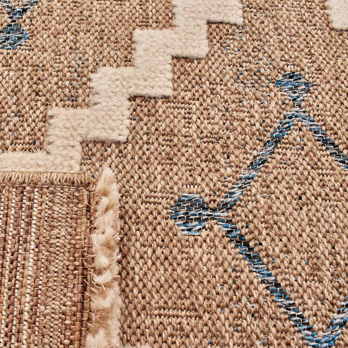 Tapis extérieur bleu 60x90 cm