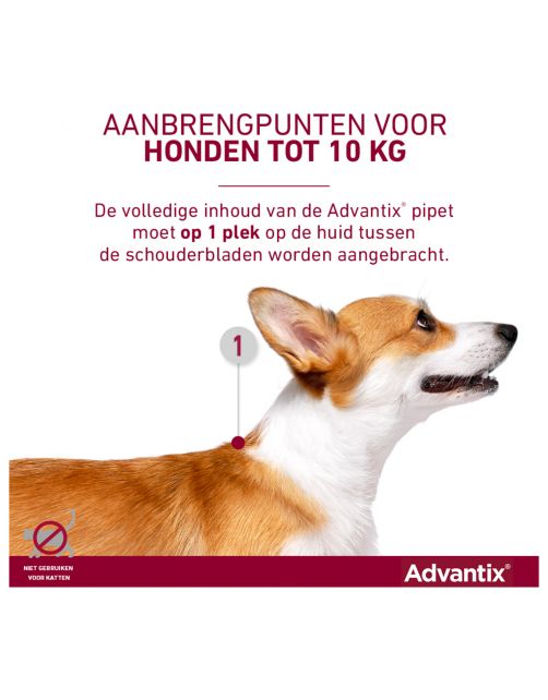Advantix Spot On 40 0.4 ml - Anti vlooien en tekenmiddel