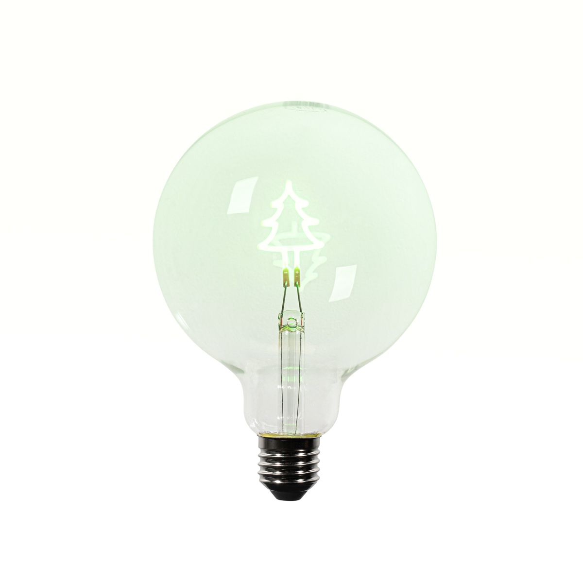 Kerst E27 LED lamp G125 helder 1.8W 100 lm