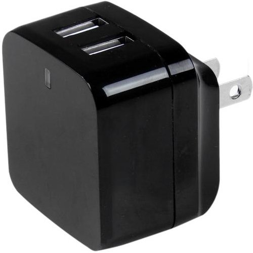 StarTech.com Chargeur mural USB à 2 ports - Haute puissance (17 W / 3,4 A) - Chargeur de voyage international