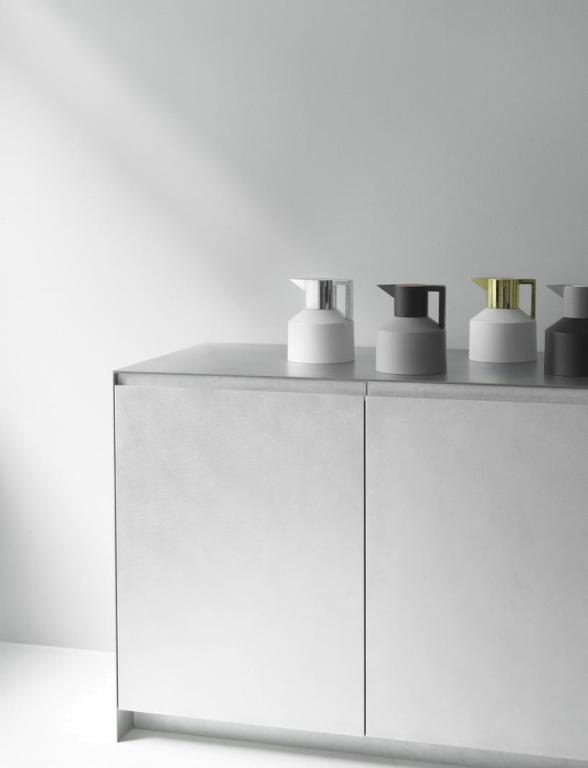 Normann Copenhagen Geo Vacuum thermoskan grijs/zilver