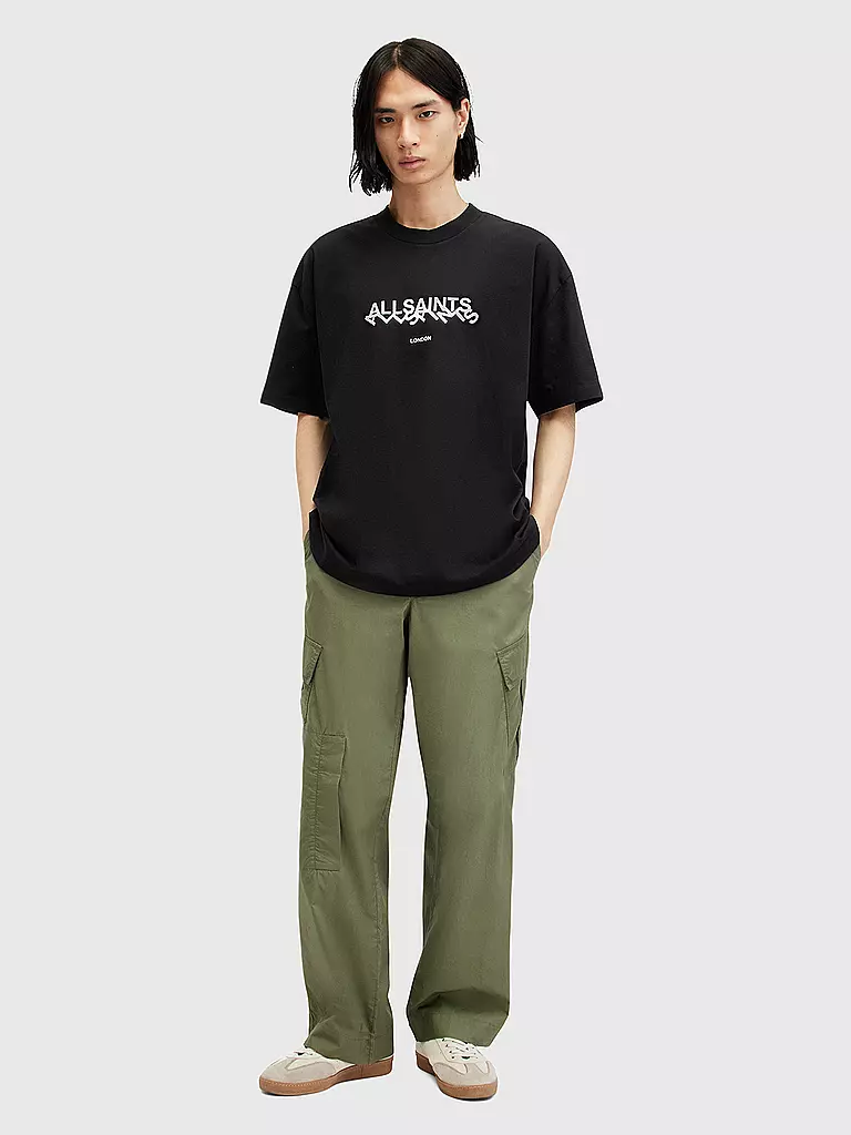 ALLSAINTS T-Shirt SLANTED schwarz