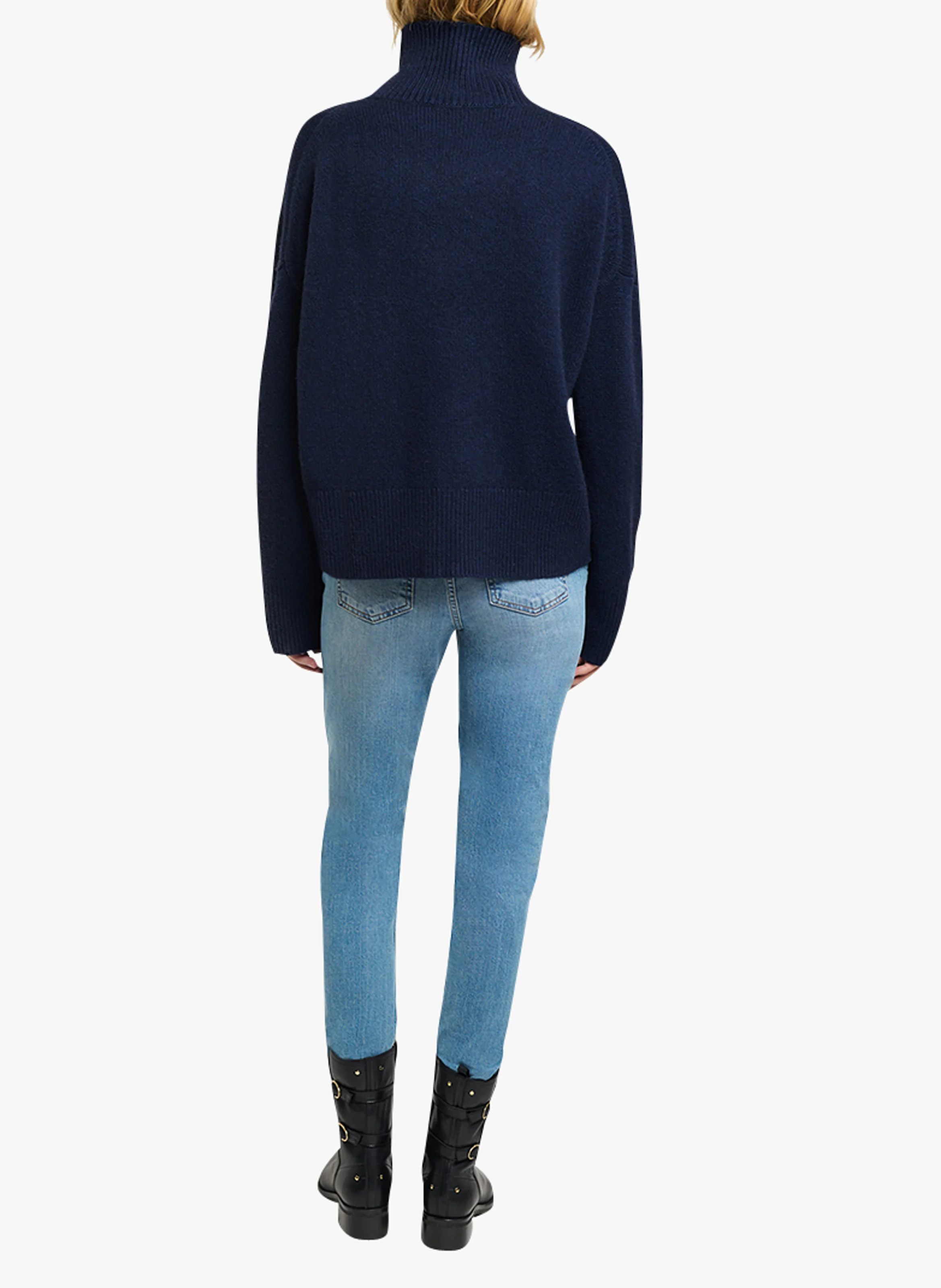 MALO - Col roulé en laine | Bleu