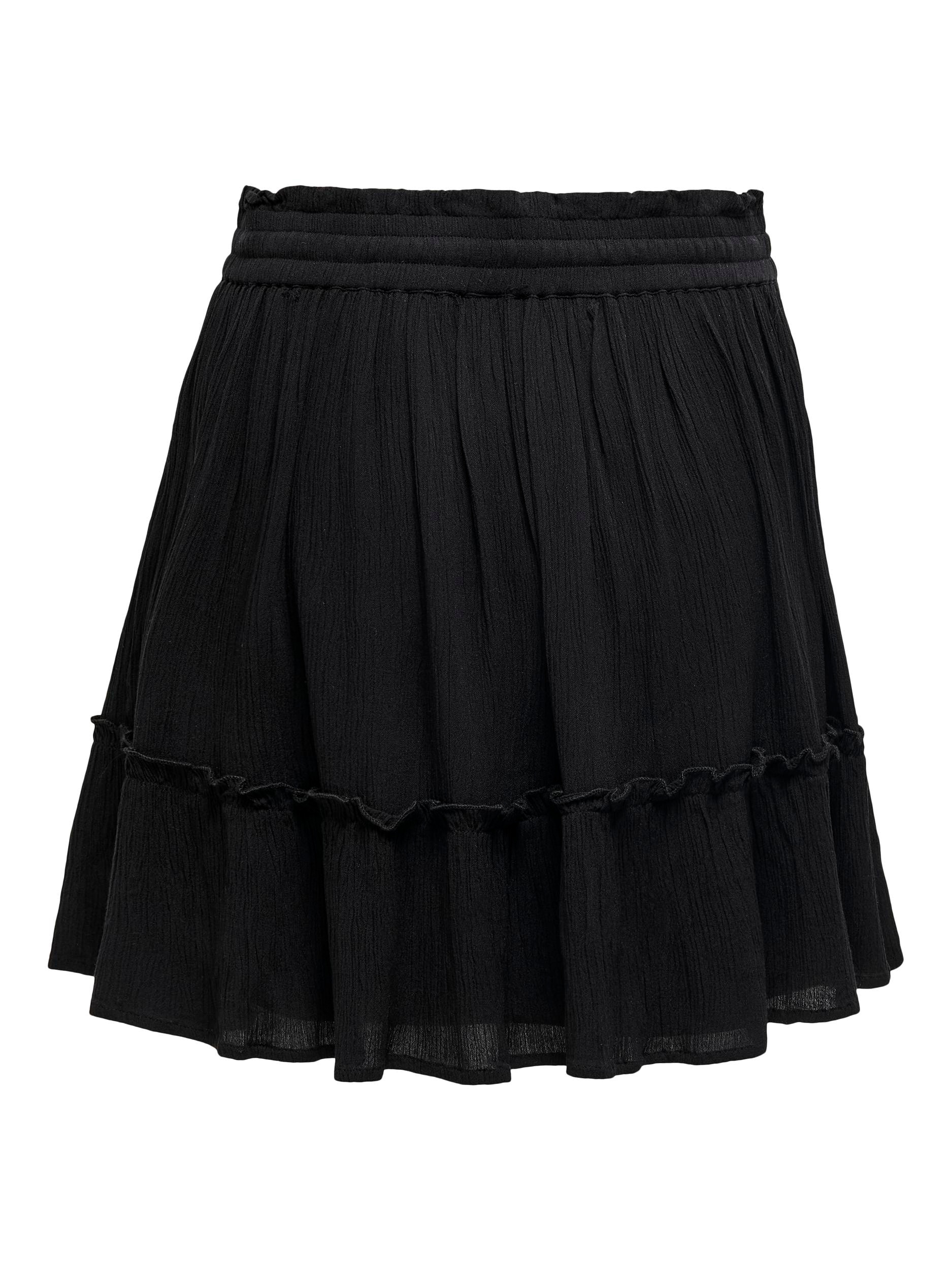 ONLY Minirock »ONLIBIZA LIFE  SHORT SKIRT WVN NOOS«, mit Volant