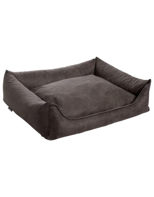Maxxnobel Orthopedische Sofa Lederlook\/Teddy Olijfgroen - Hondenbank
