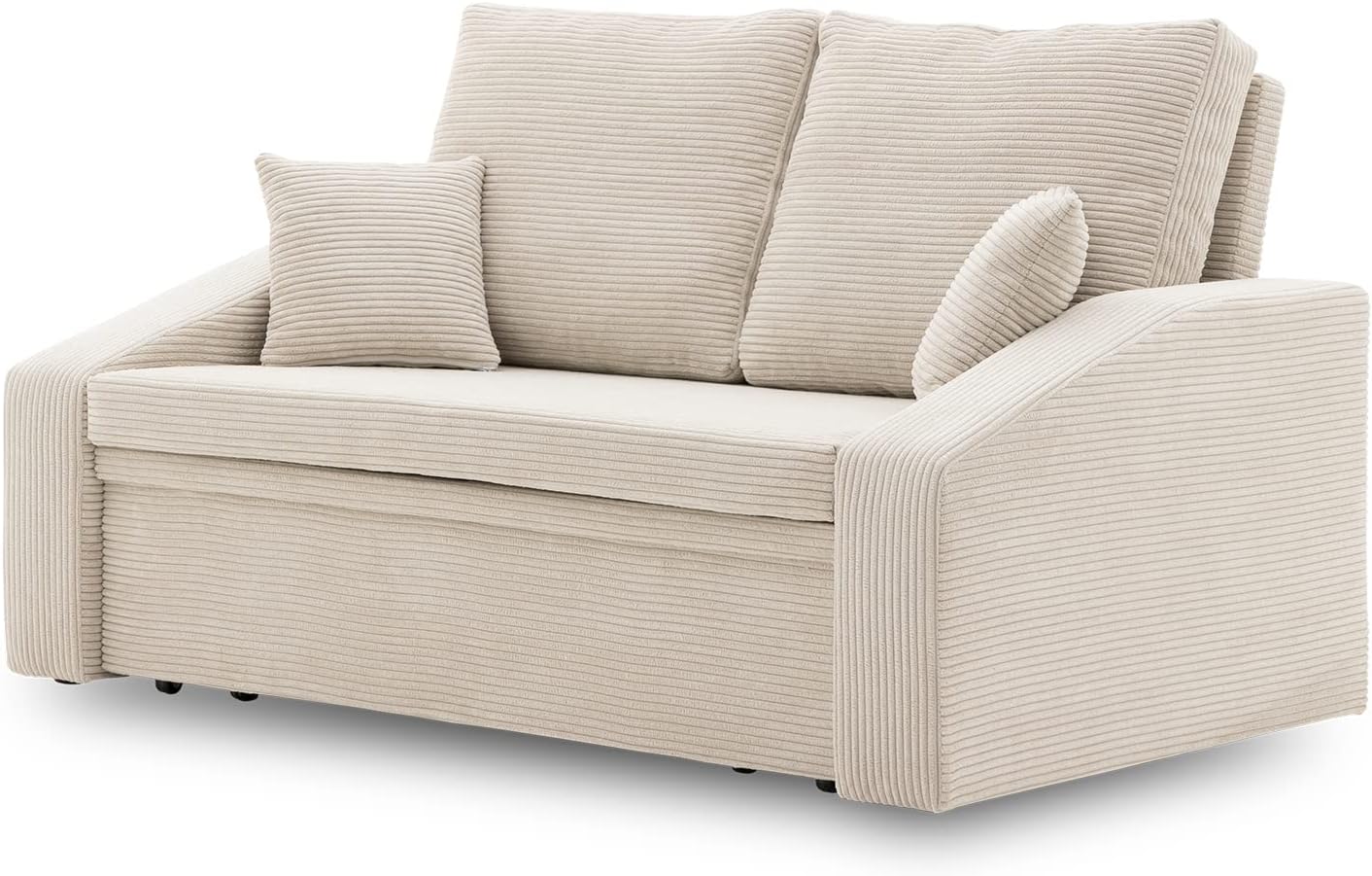 Sofa Dorma mit schlaffunktion, einfacher Aufbau, modernes Design, polstermöbel. Schlafcouch zum Wohnzimmer. Widerstandsfähiges, Minimalistisches Design (POSO 100)