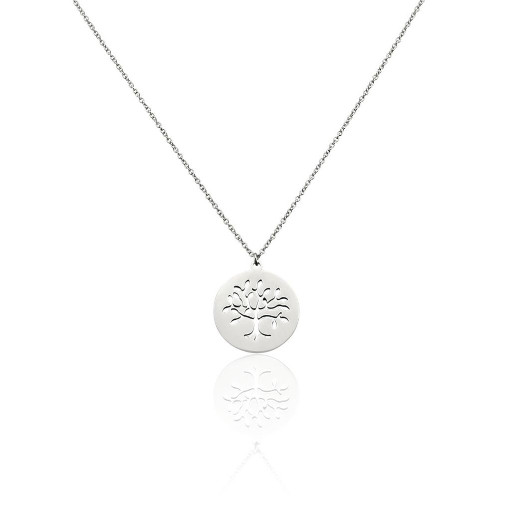 Collier Acier Blanc Ganet