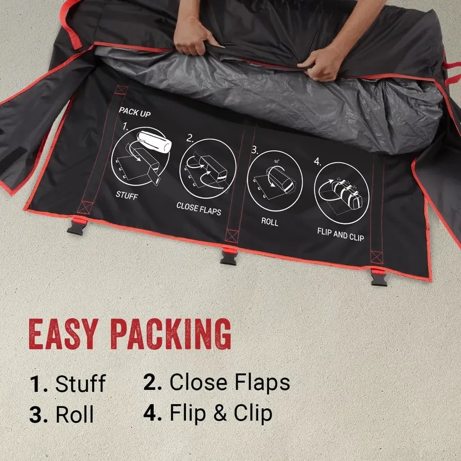 Skylodge&trade; 8-Person Instant Camping Tent, Blackberry