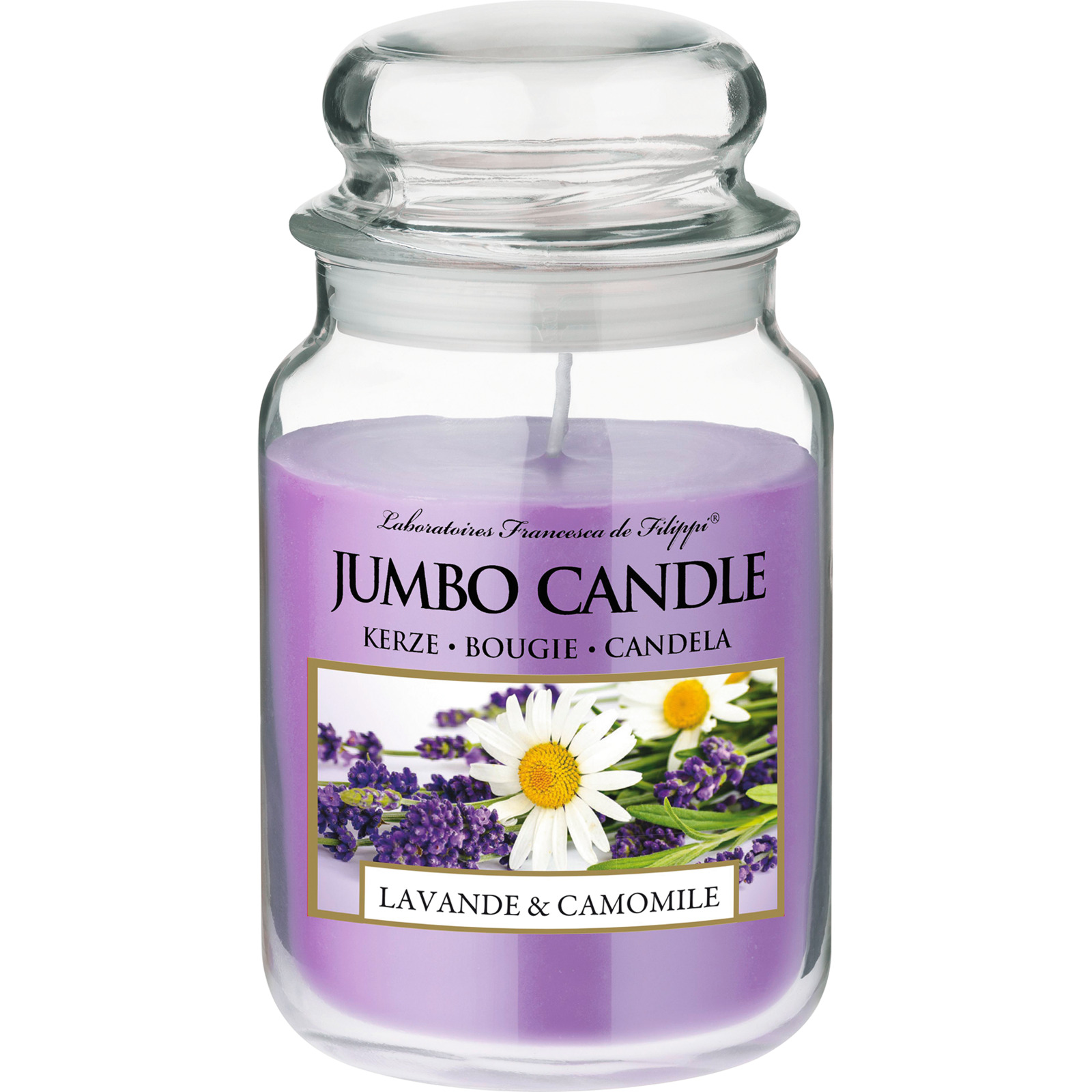Jumbo Candle Duftkerze Lavandel & Kamille