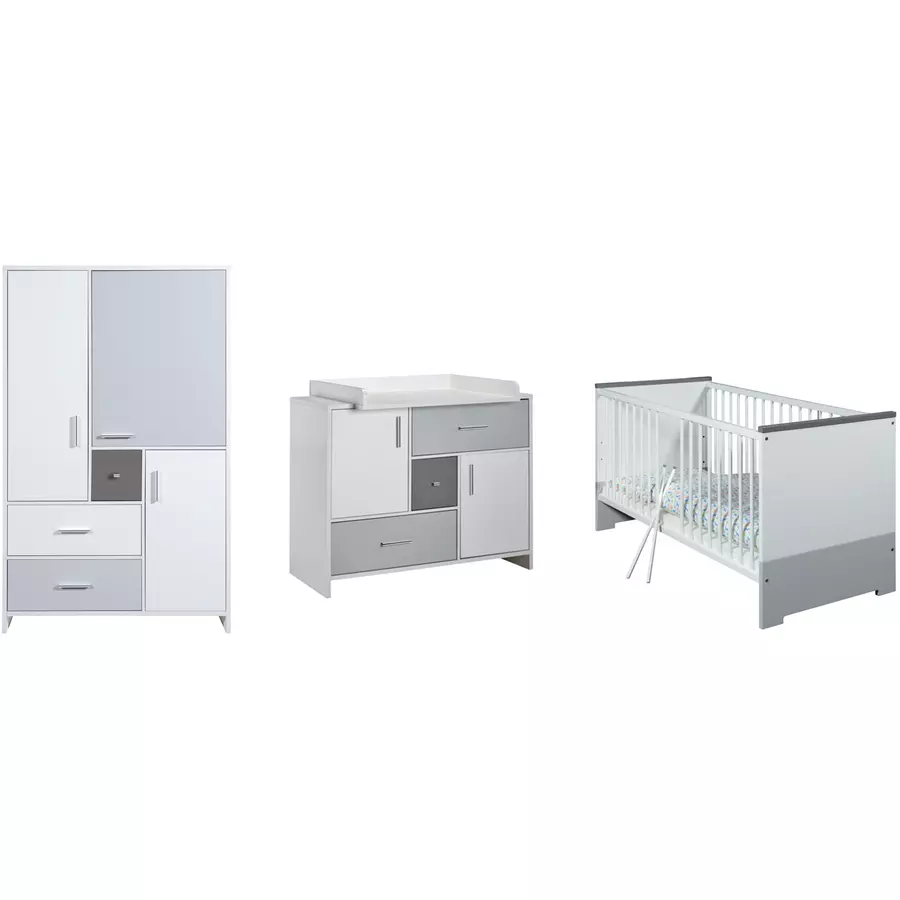Schardt Kinderzimmer Candy Grey 3-türig