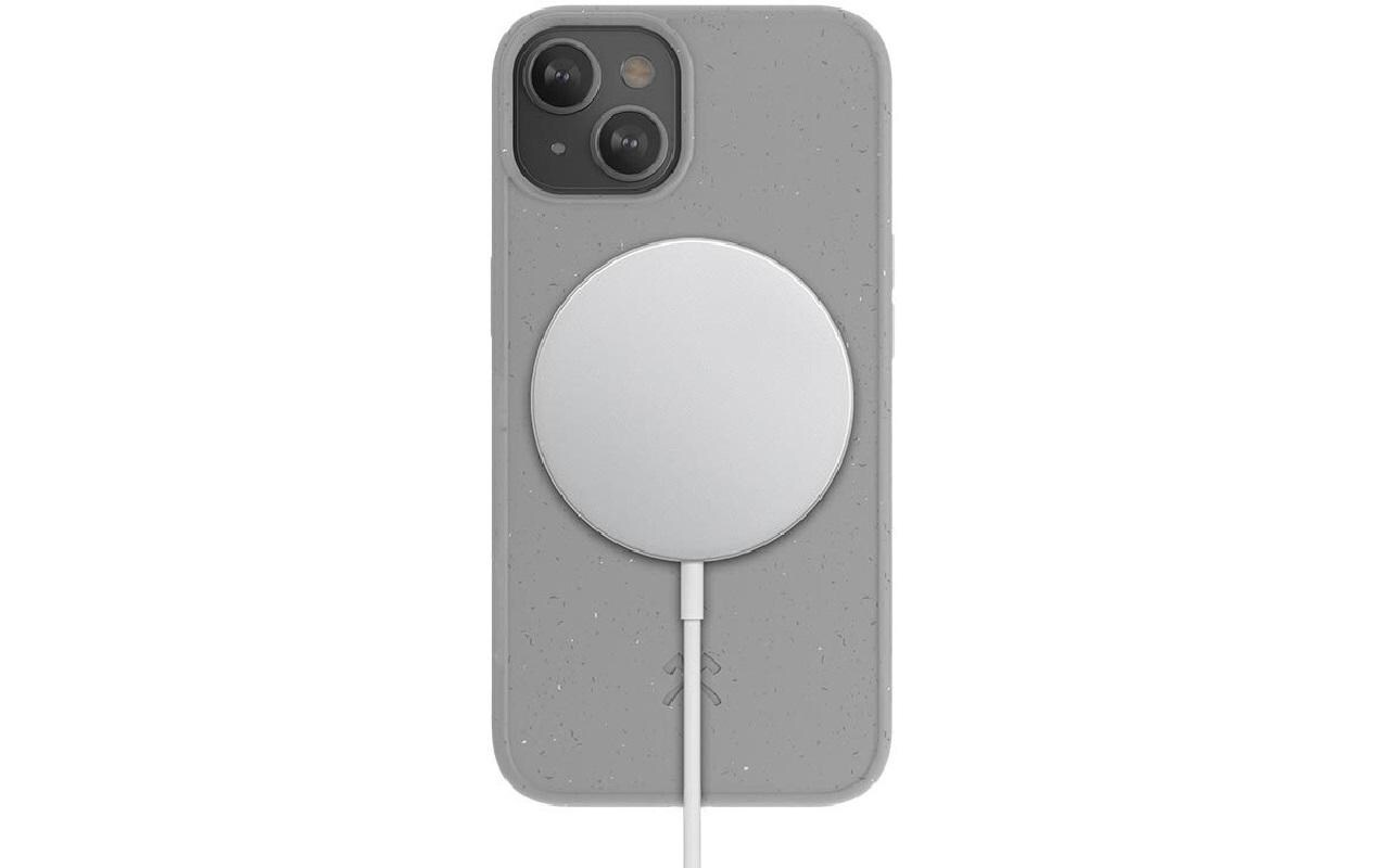 Back Cover Bio Case MagSafe iPhone 13 GrauMagSafe kompatible Schutzhülle für das Apple iPhone 13