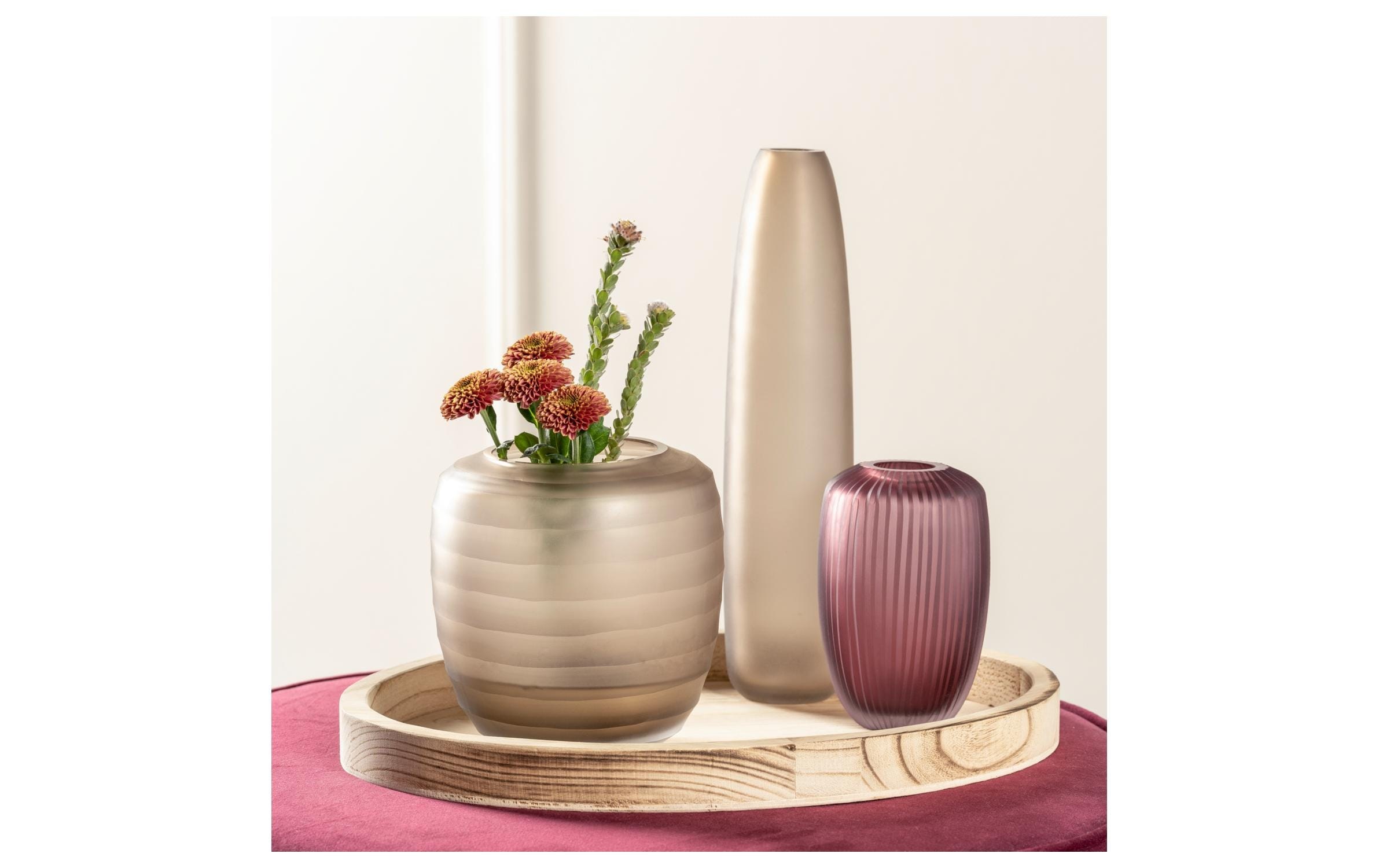 LEONARDO Dekovase »Vase Bellagio 16 cm, Berry«