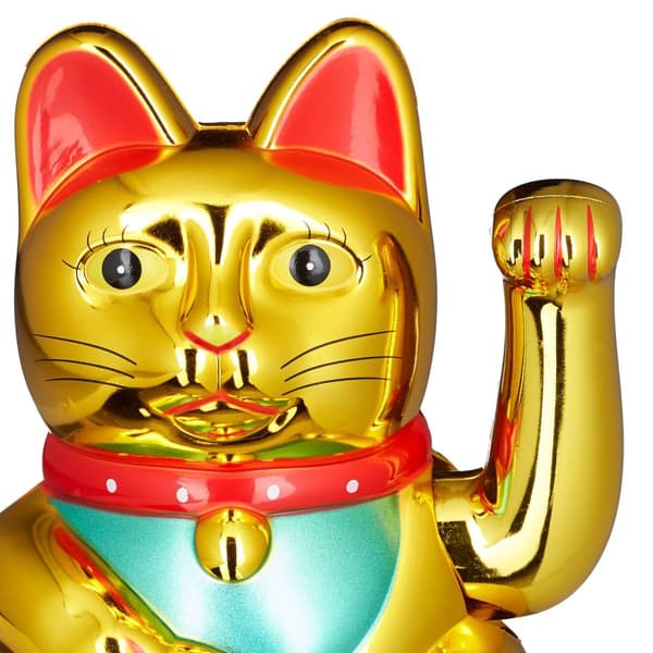 Maneki Neko vinkende katt 16 cm