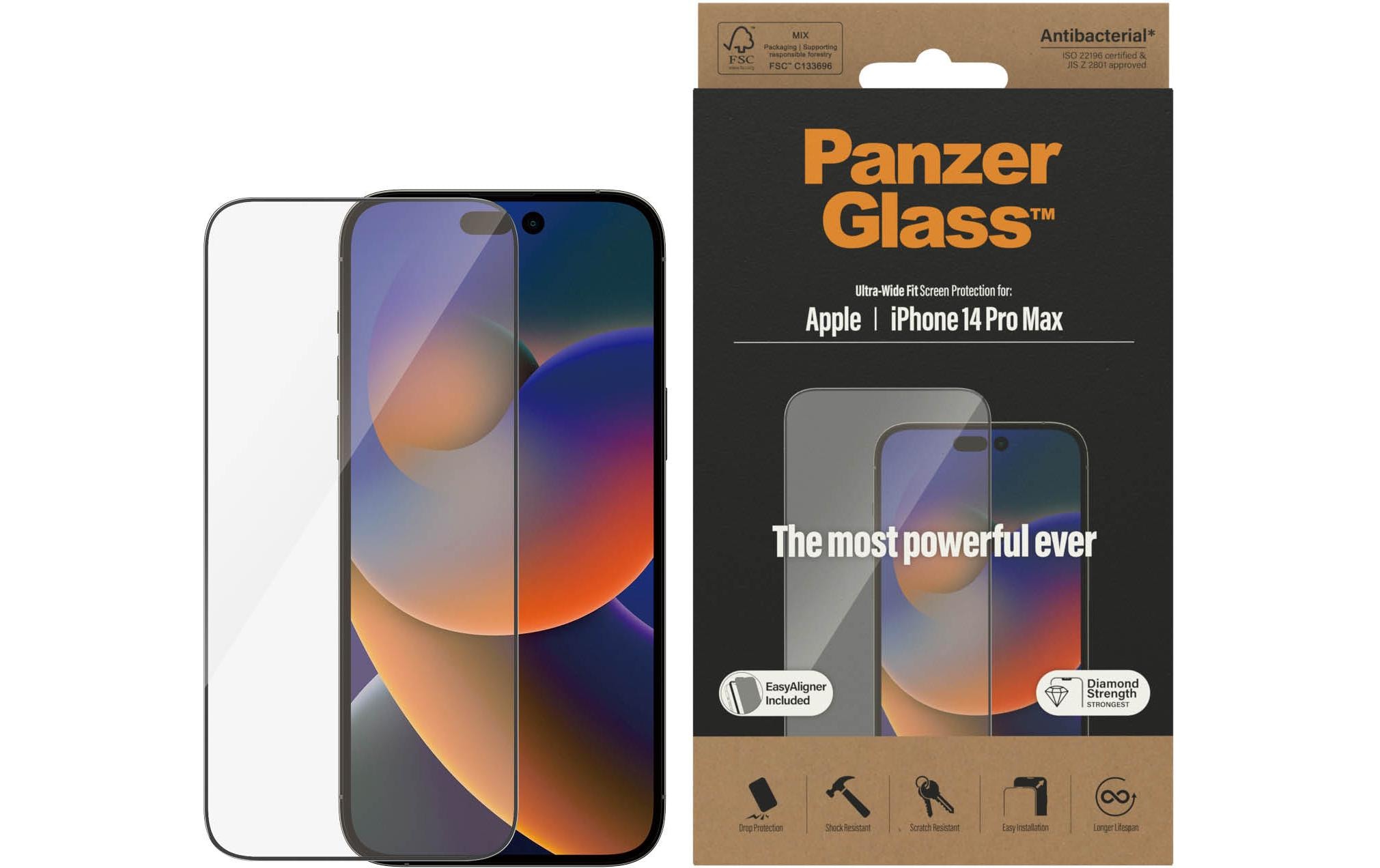 Displayschutz Ultra Wide Fit iPhone 14 Pro MaxDisplay-Schutzfolie mit Applicator für das Apple iPhone 14 Pro Max