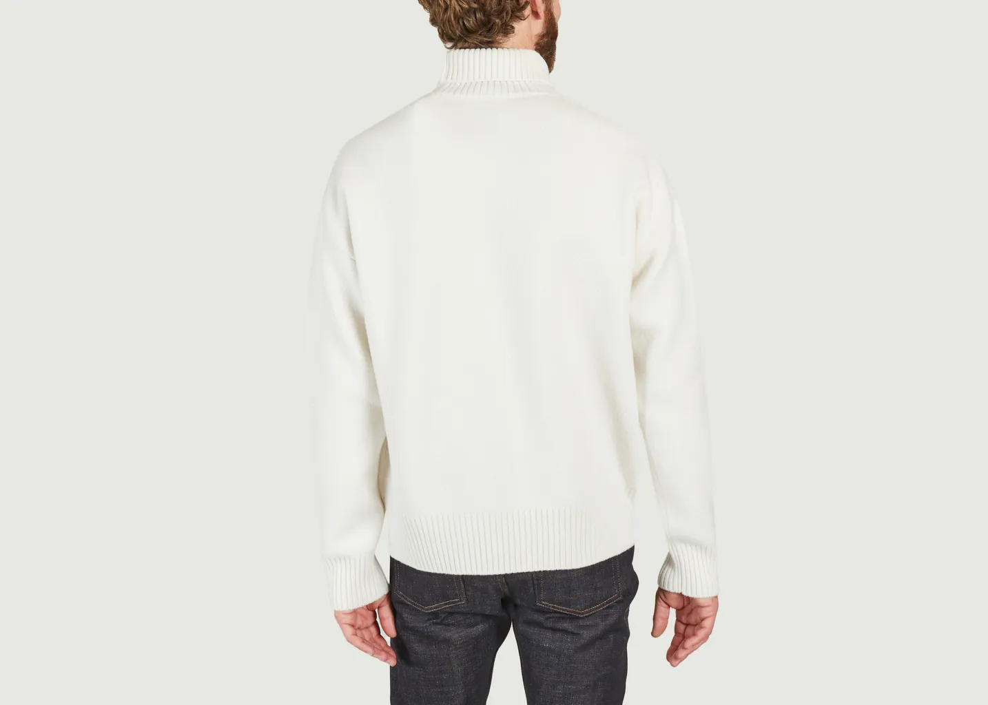 Pull en laine mérinos feutrée ADC AMI Paris