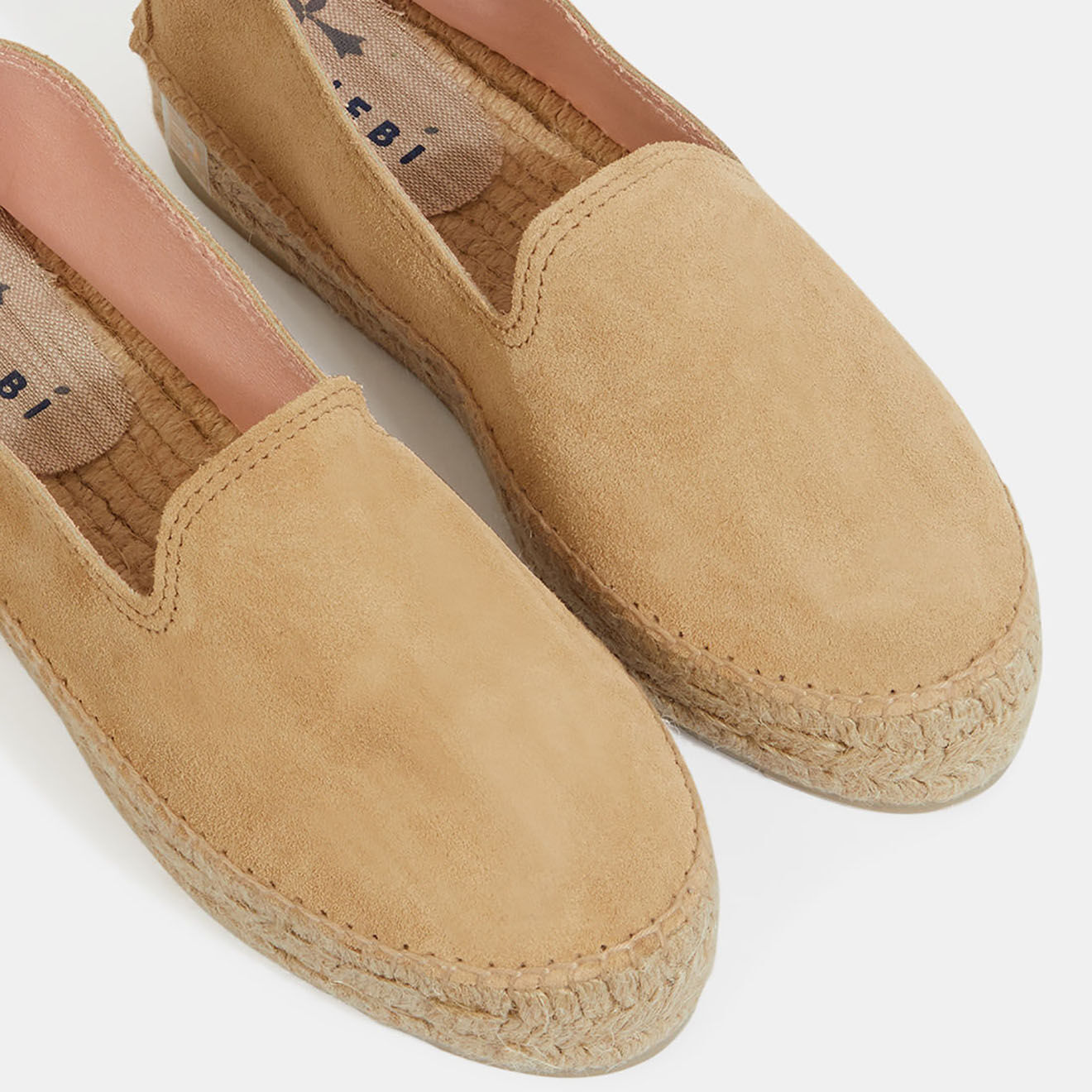 Manebi Espadrilles Double Sole beiges