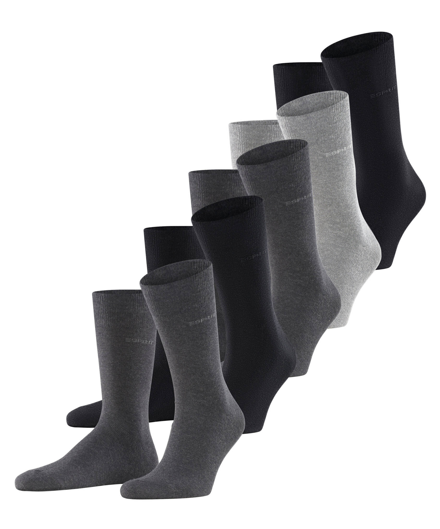 Esprit| Herren Socken Solid-Mix 5-Pack