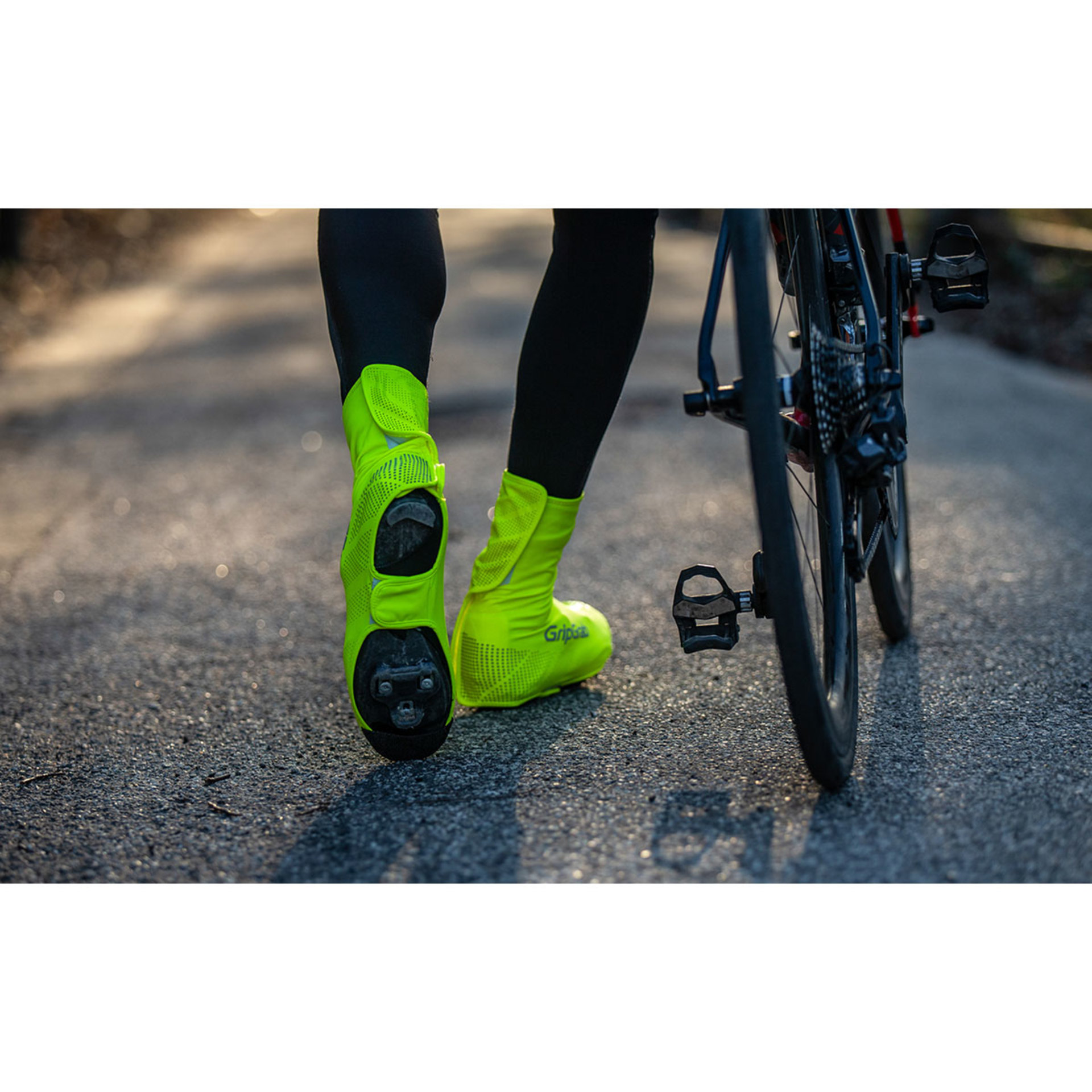 GripGrab Ride Waterproof Overschoenen Hi-Vis Geel
