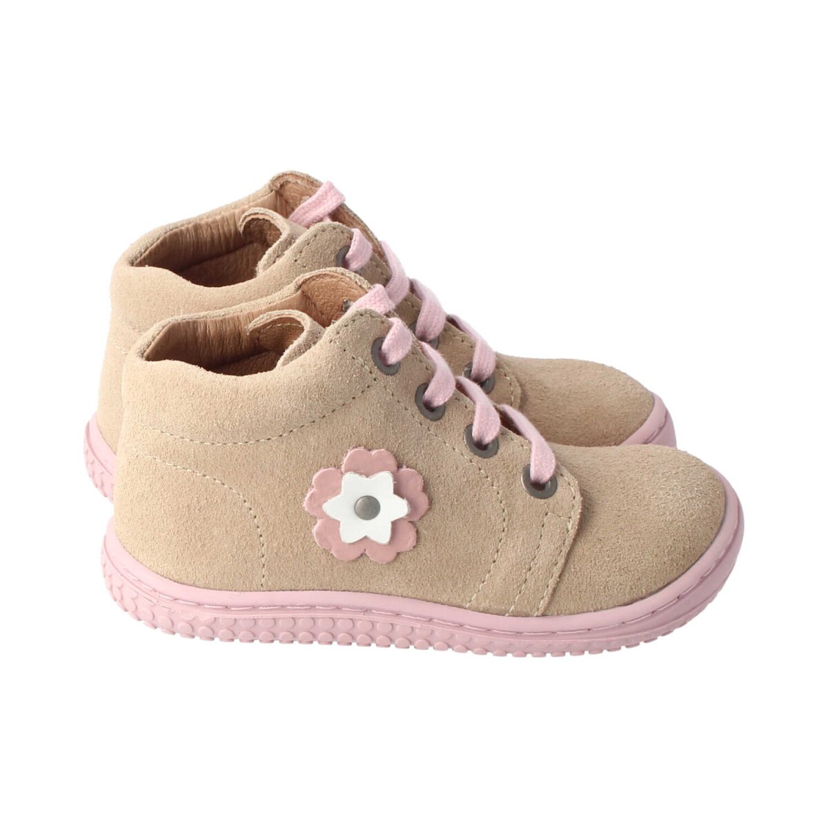 3011-03 ecru GECK velours leather laces Weite/M