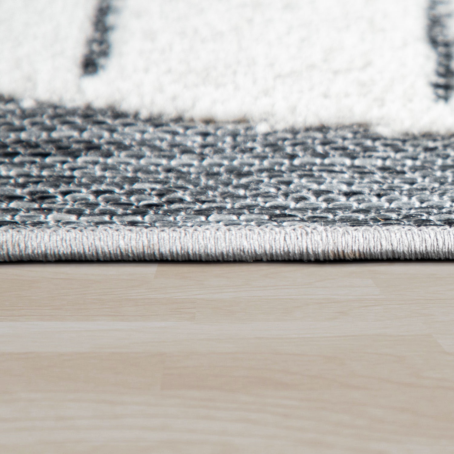 Paco Home Kinderteppich »Tweet 464« rund 12 mm Höhe Flachgewebe, Hoch-Tief-Effekt, Motiv Löwe, In- und Outdoor geeignet