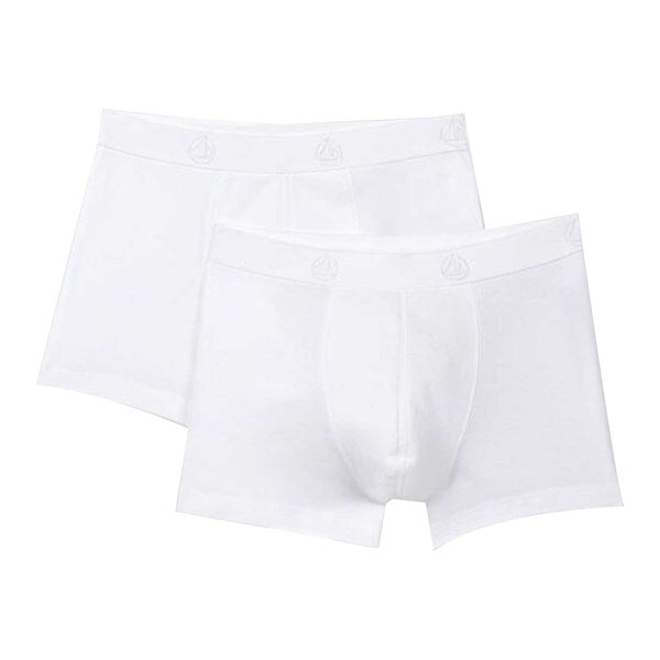 Hvid Boxers 2-pak - Petit Bateau → Luksusbaby.dk