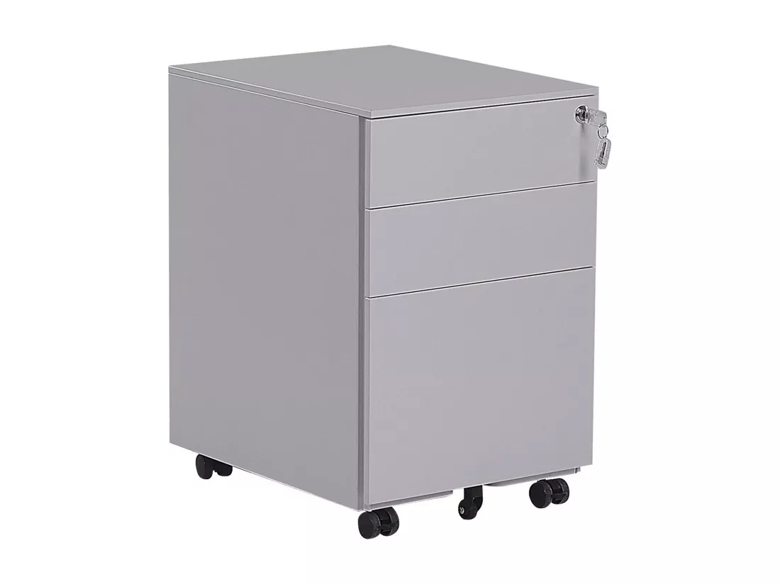 Meuble de rangement CAMI Métal Gris clair