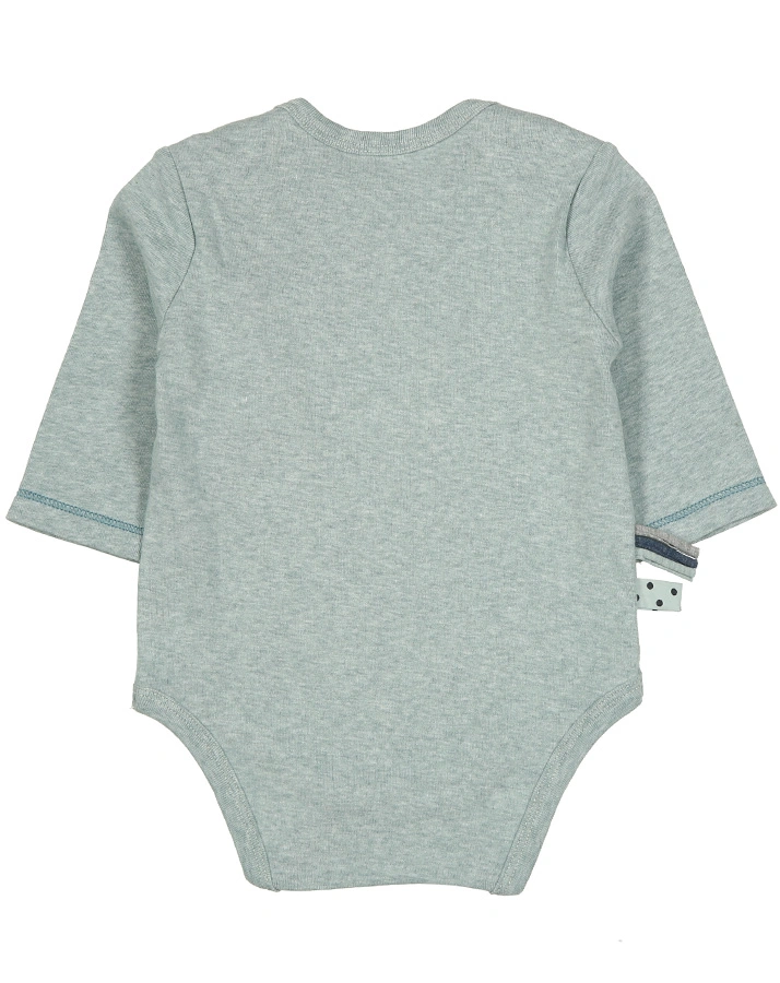 Langarm-Body EDIS UNI in mint melange