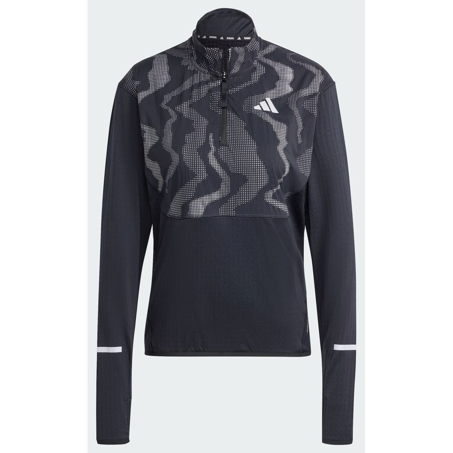 Adidas Haut demi-zip réfléchissant Ultimate Hi Vis