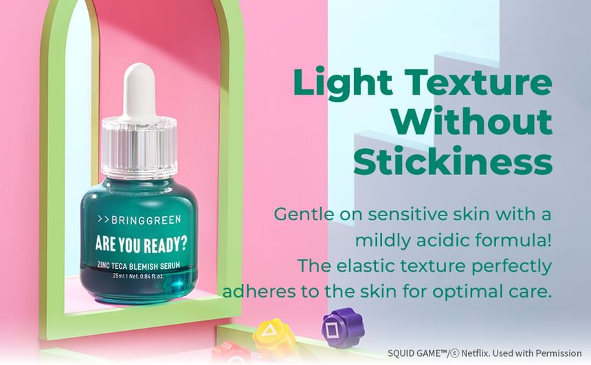 BRENG GROEN - Zinc Teca Blemish Serum Set Squid Game Edition