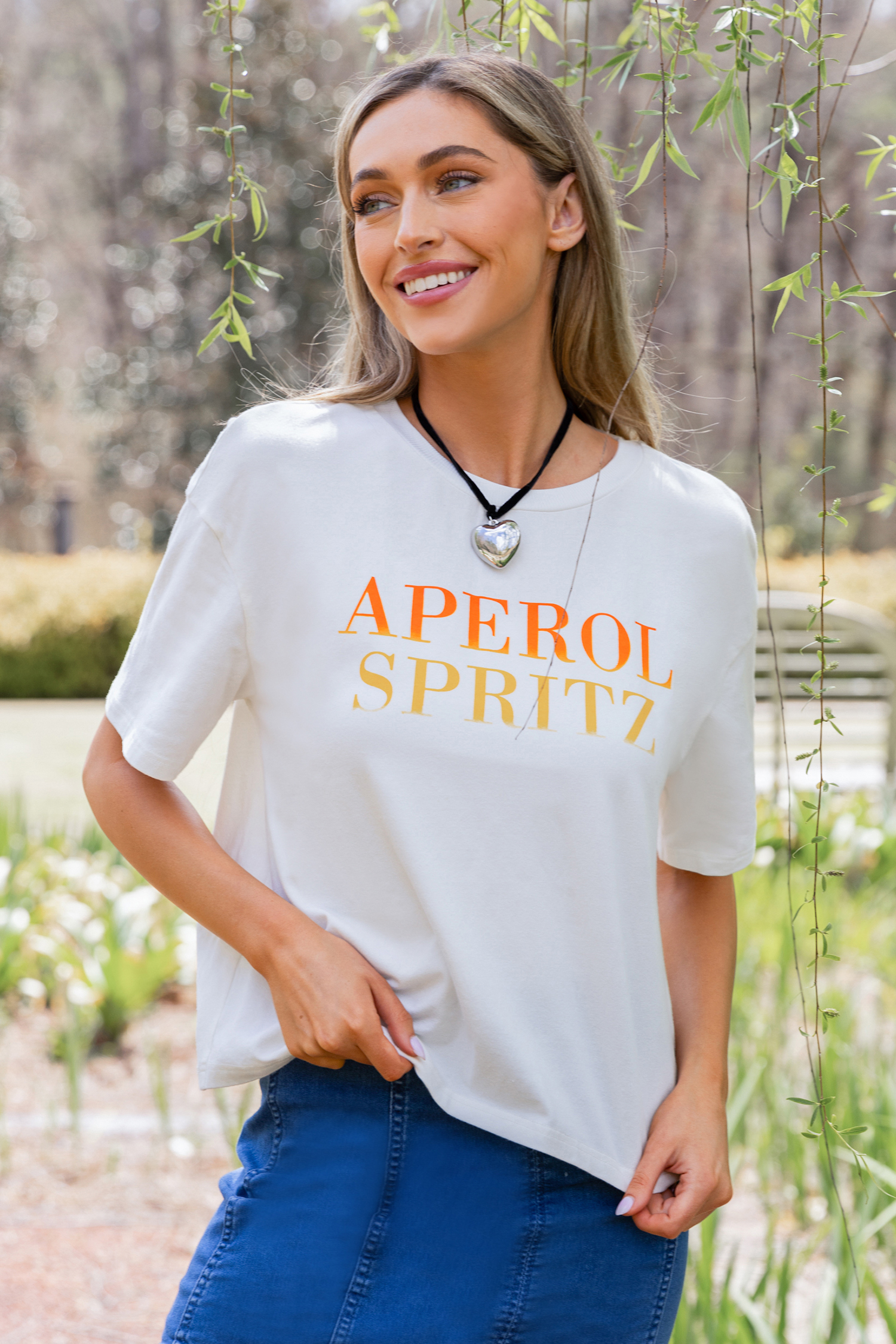 T-shirt à manches courtes imprimé Aperol Spritz