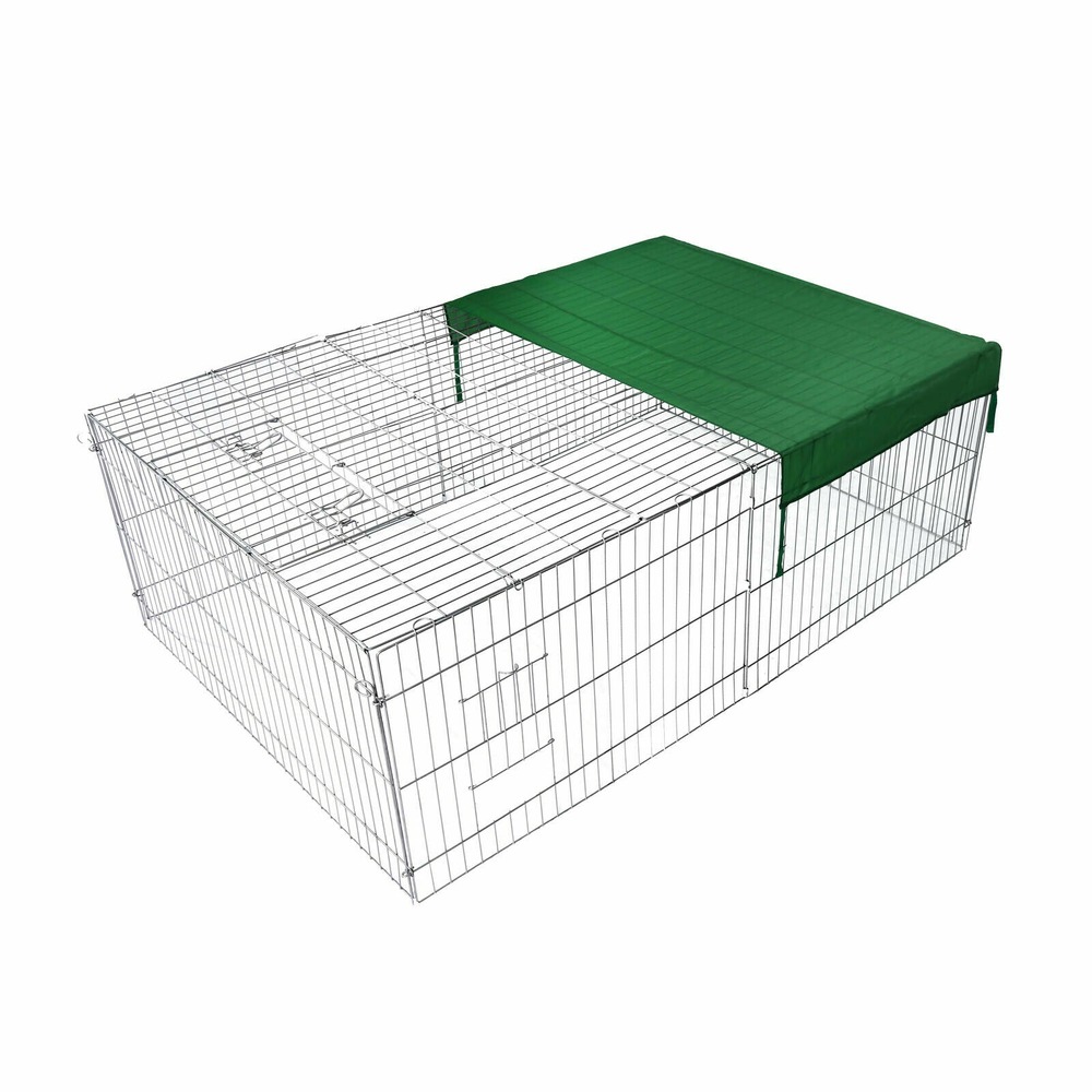 Parc enclos pour petits animaux domestiques 183 cm protection solaire