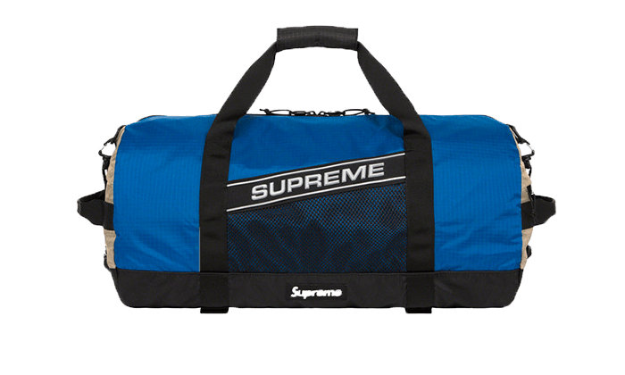 Supreme Logo Duffle Bag Blue (FW23)