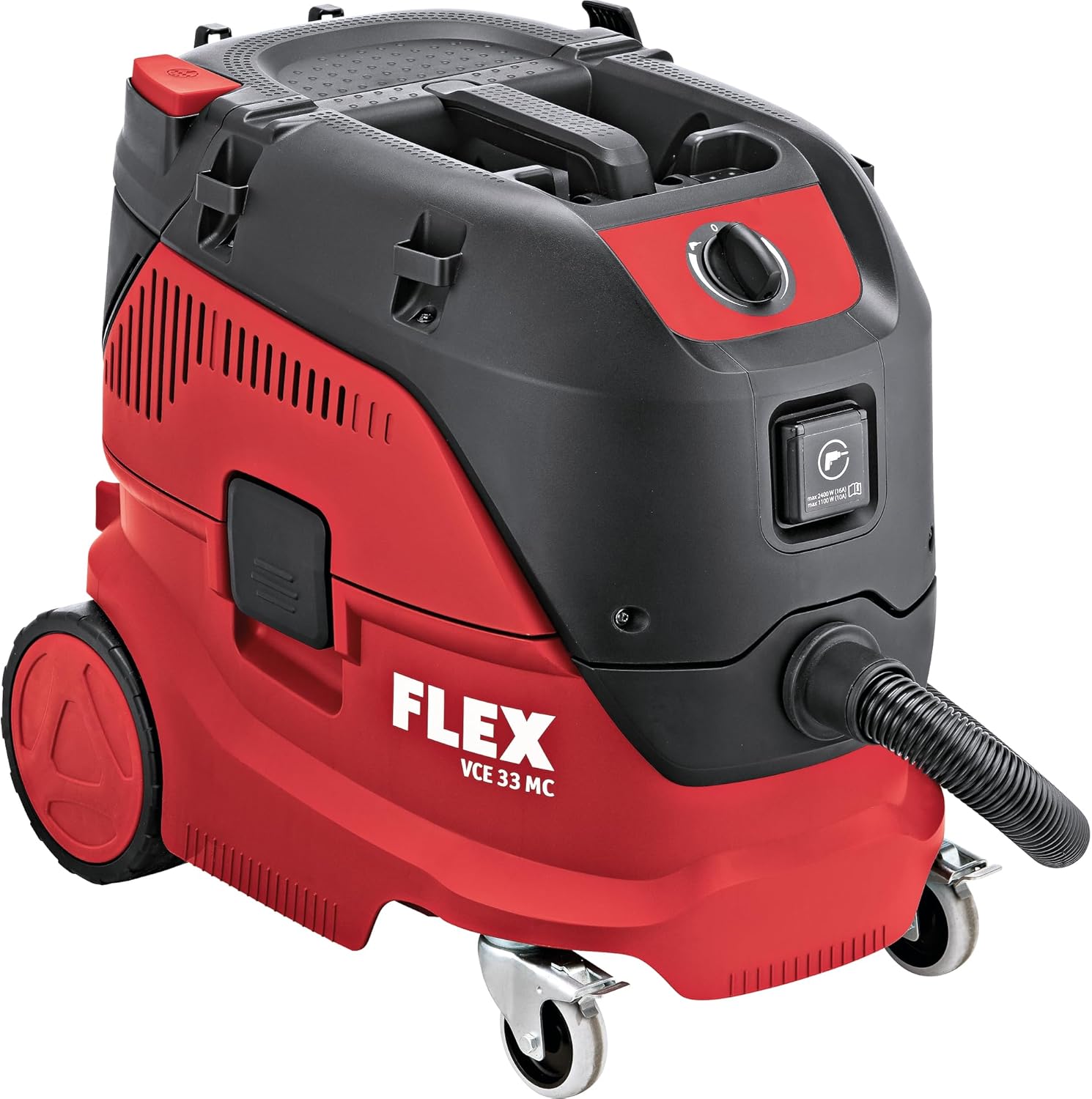 Flex Sicherheitssauger VCE 33 L MC (1200 W, Industriesauger mit Zubehör, Behälter 30 l, Füllmenge Flüssigkeiten 17 l, Schlauchlänge 4 m, mit Geräte-Steckdose) 444103